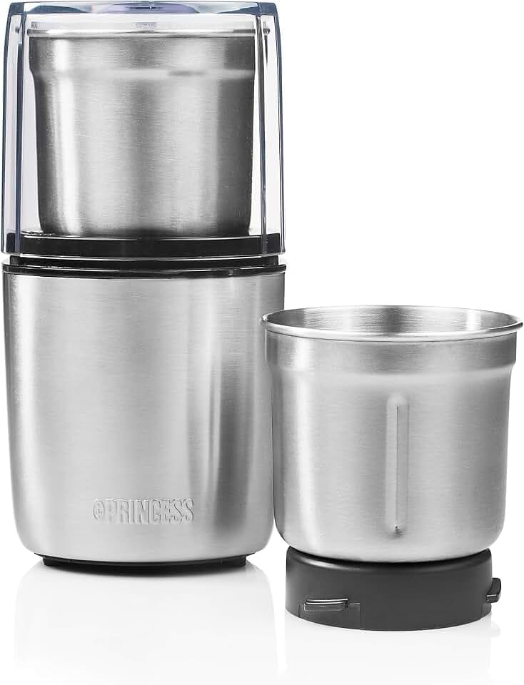 Princess Pesto Maker - Multi Zerkleinerer, mit 2 Edelstahlmessern, 200 Watt, 190 g, für feste und flüssige Zutaten, 221040