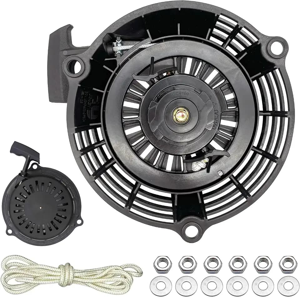 GCV160 Pull Start Assembly Recoil Starter for Honda GCV 160 GCV135 GCV190 28400-Z0L-V20ZA Lawn Mower Pressure Wahser Engine Parts Black