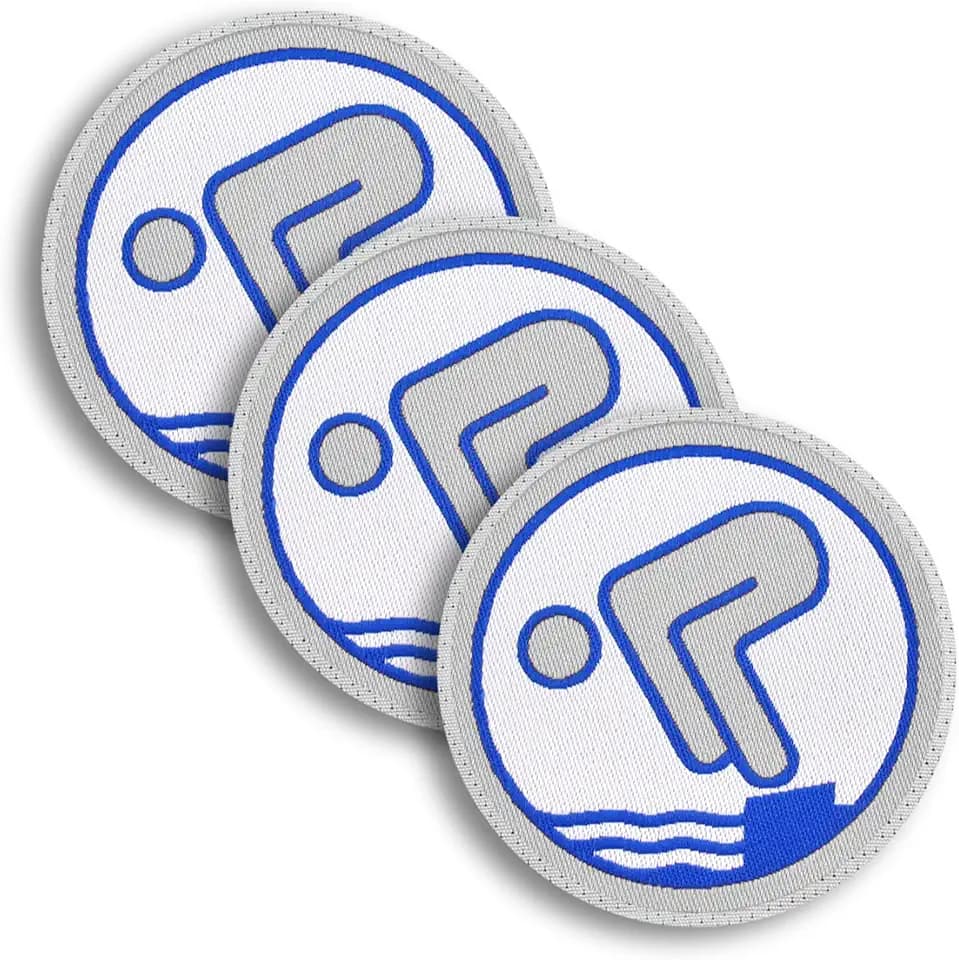 3er Sets zum Aufnähen (Silber)