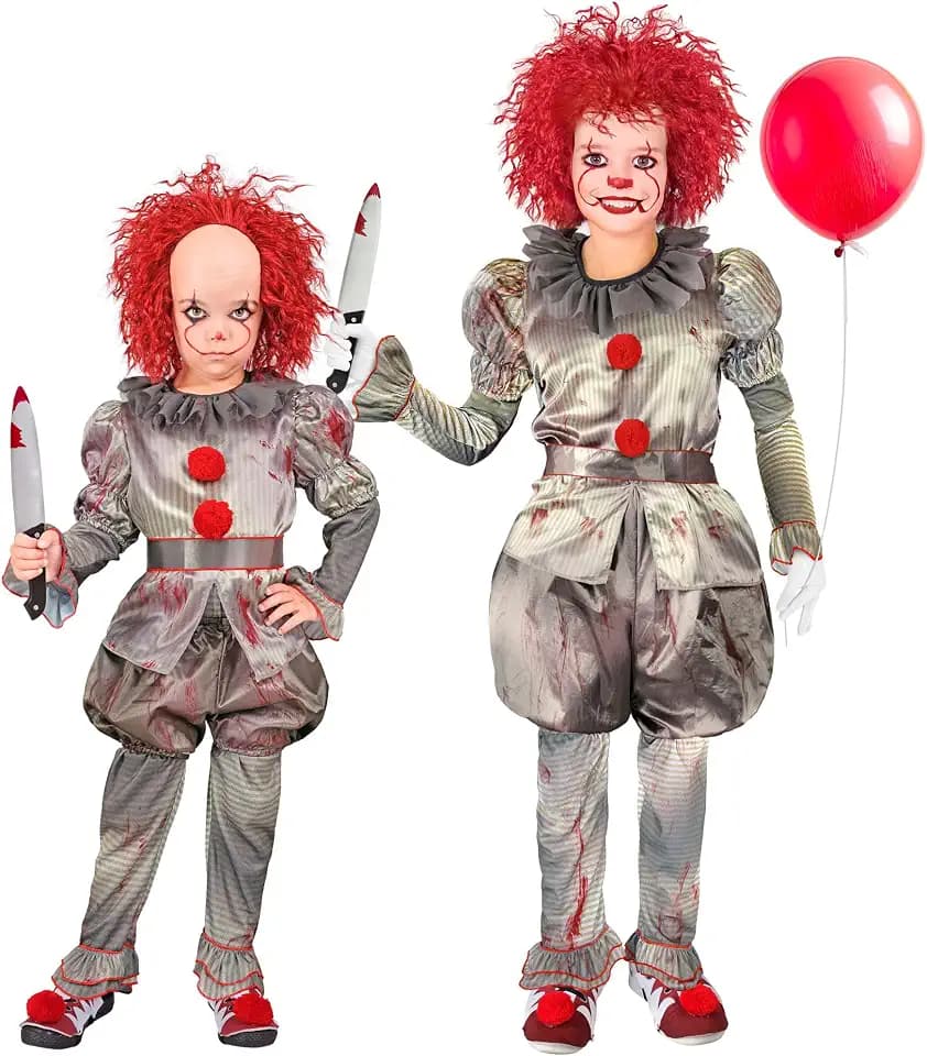 W WIDMANN MILANO Party Fashion - Killer Clown Kostüm Kinder