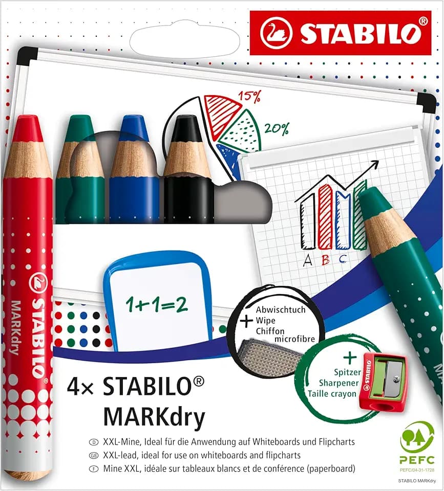 STABILO - Whiteboard- und Flipchartmarker - MARKdry