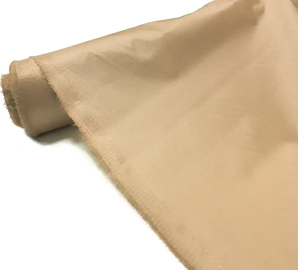 A-Express Ripstop Wasserdicht Stoff Material 3.8oz Draussen Abdeckung Zelt Kissen Beige 2 Meters (200cm x 150cm)