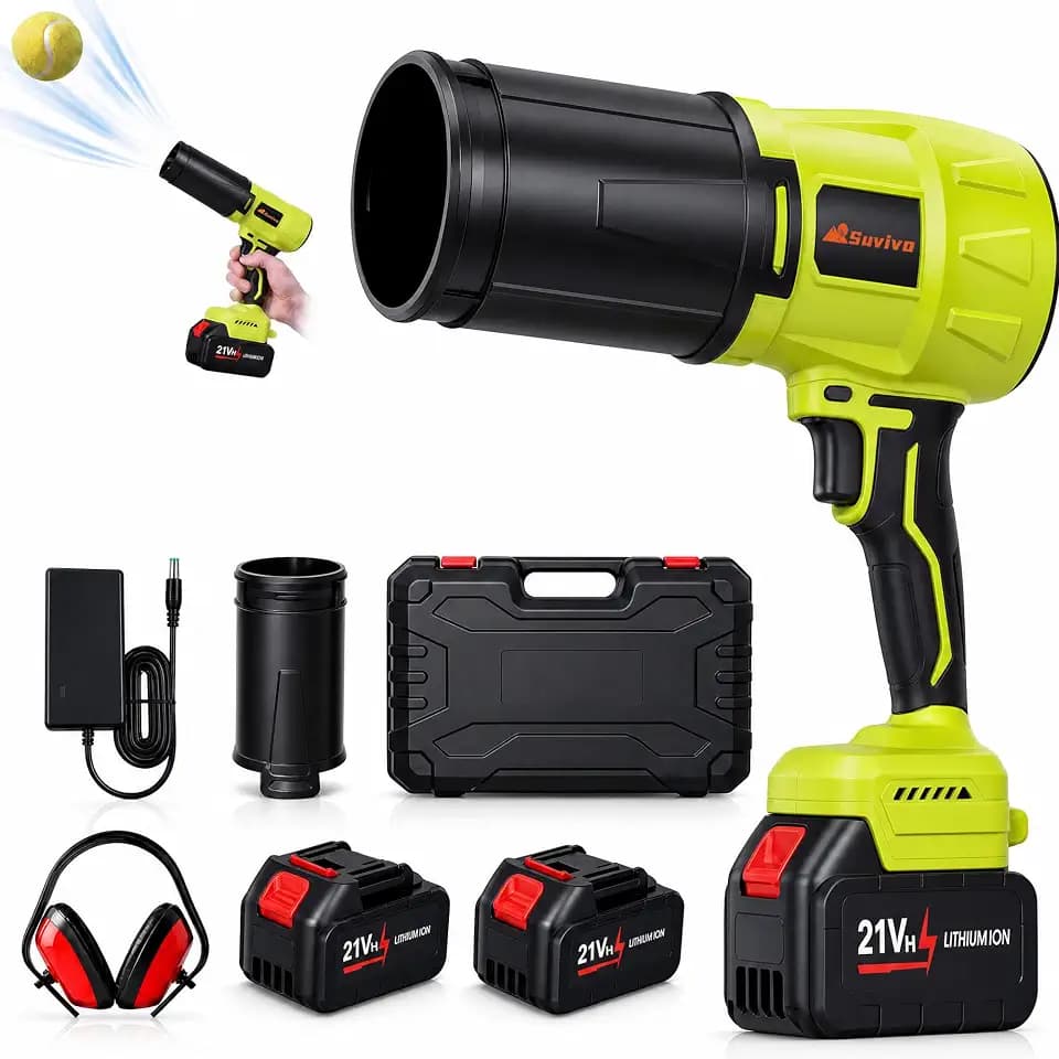 Leaf Blower Cordless, Small Handheld Electric Blower with Battery & Charger