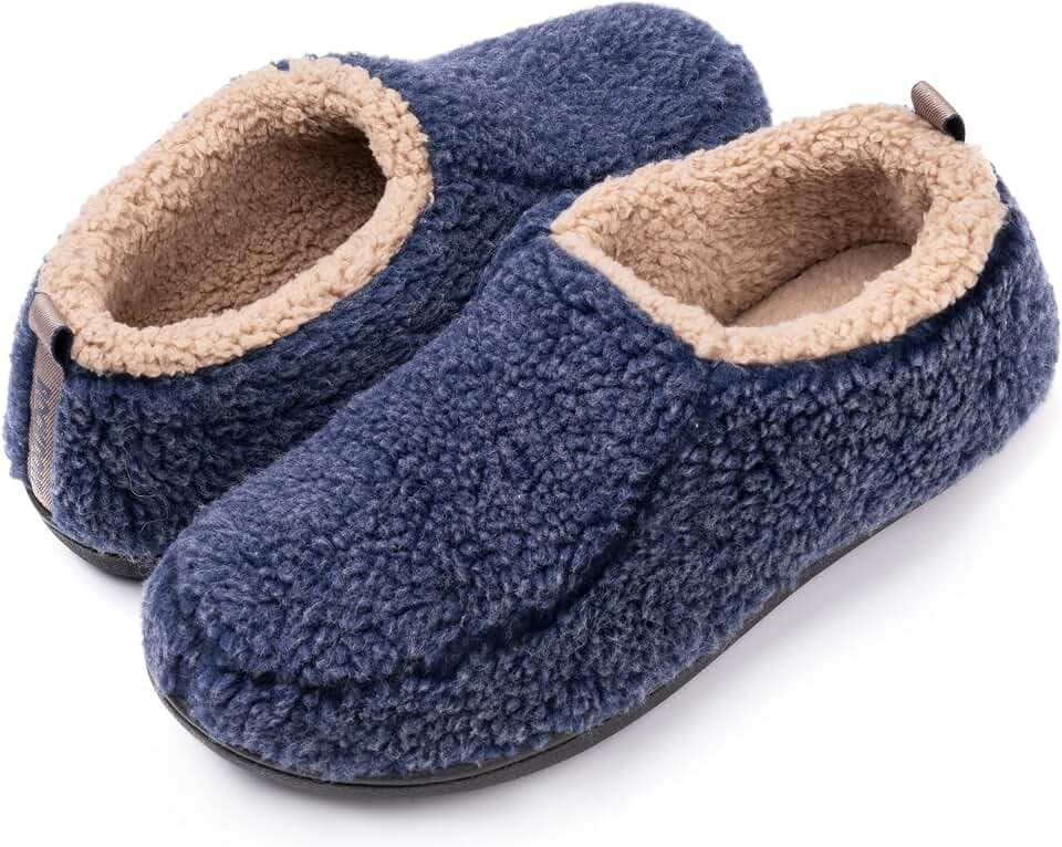RockDove Men's Nomad Closed Back House Slipper with Memory Foam