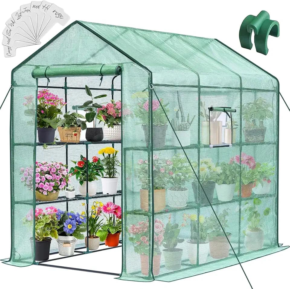 Greengro Greenhouse, 57 x 85 x 76'' Portable Green House for Outdoor Indoor