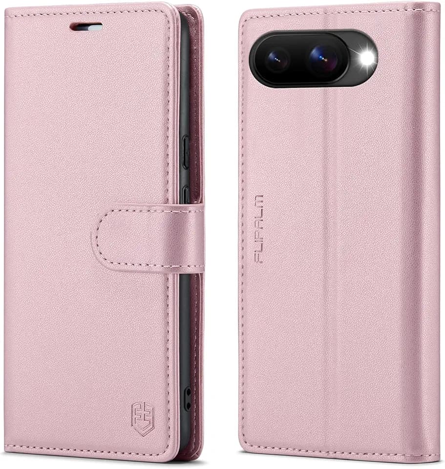 FLIPALM Card Holder Wallet Case for Google Pixel 10a, Pink