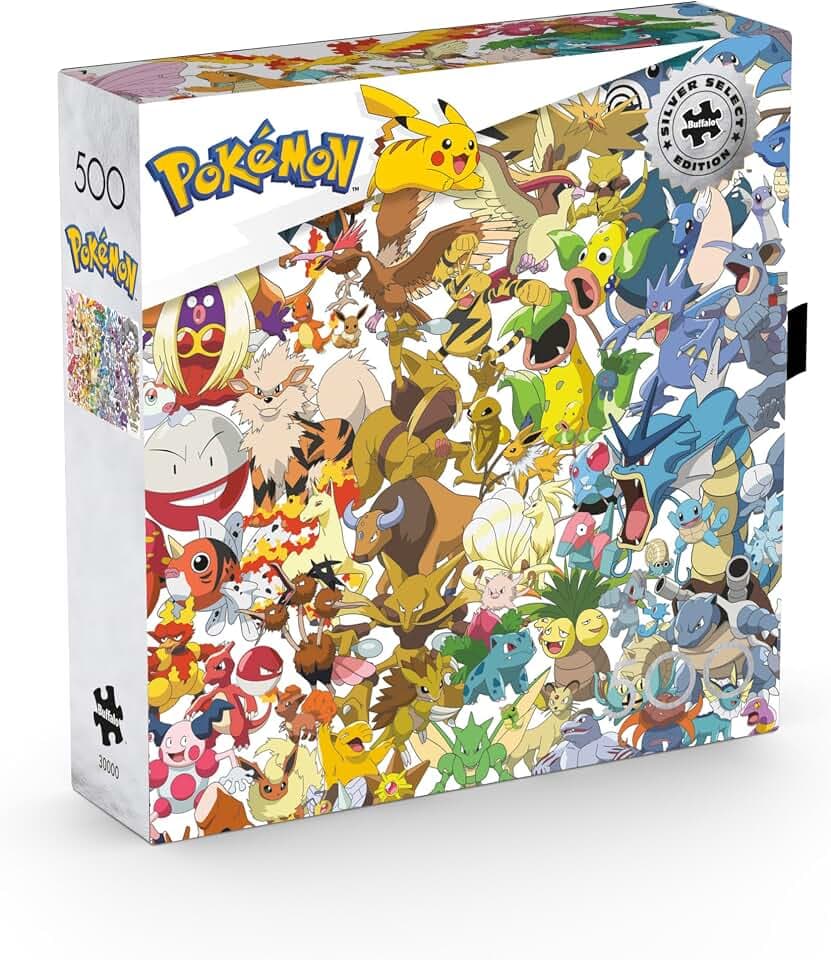Buffalo Games Kanto 151 Anime Puzzle, Jigsaw Puzzles 500 Pieces, 21.25 x 15