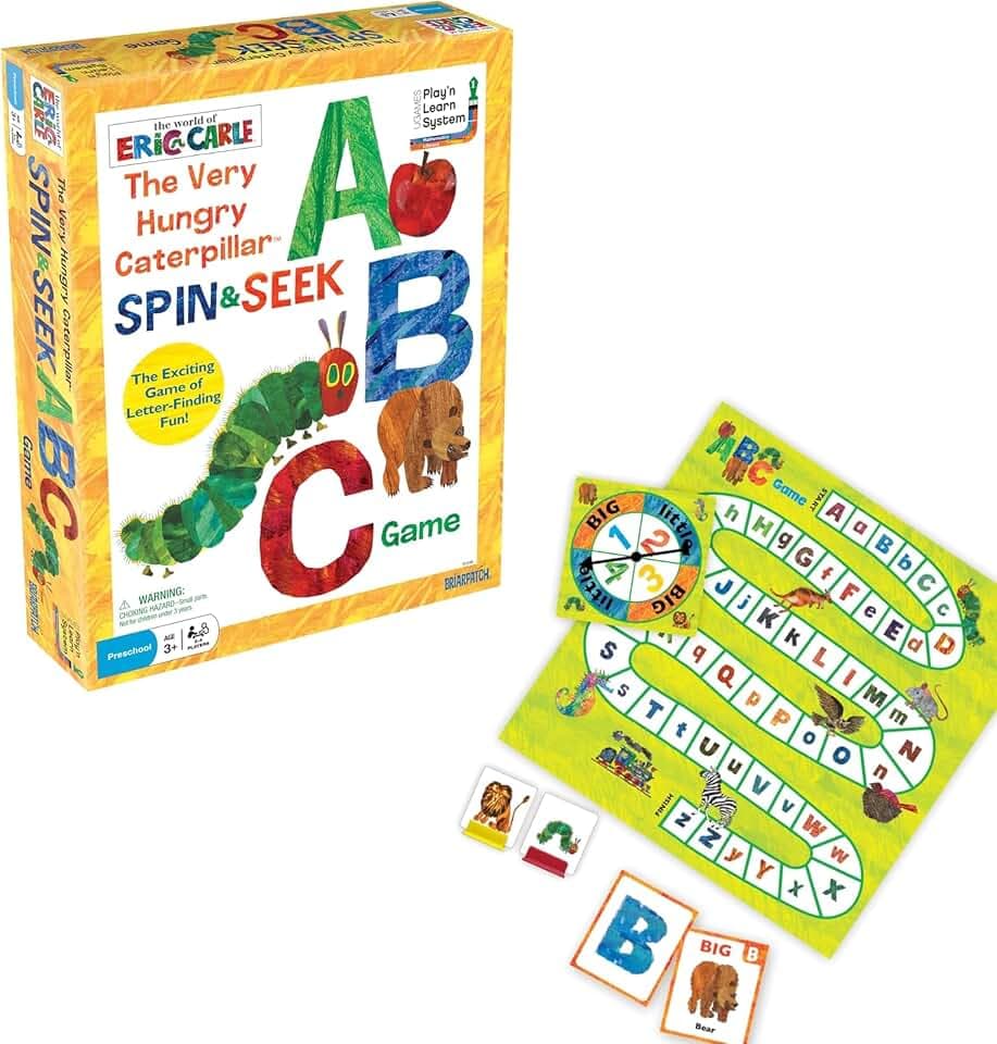 Very Hungry Caterpillar Spin & Seek ABC Preschool Learning Game, Ages 3+
