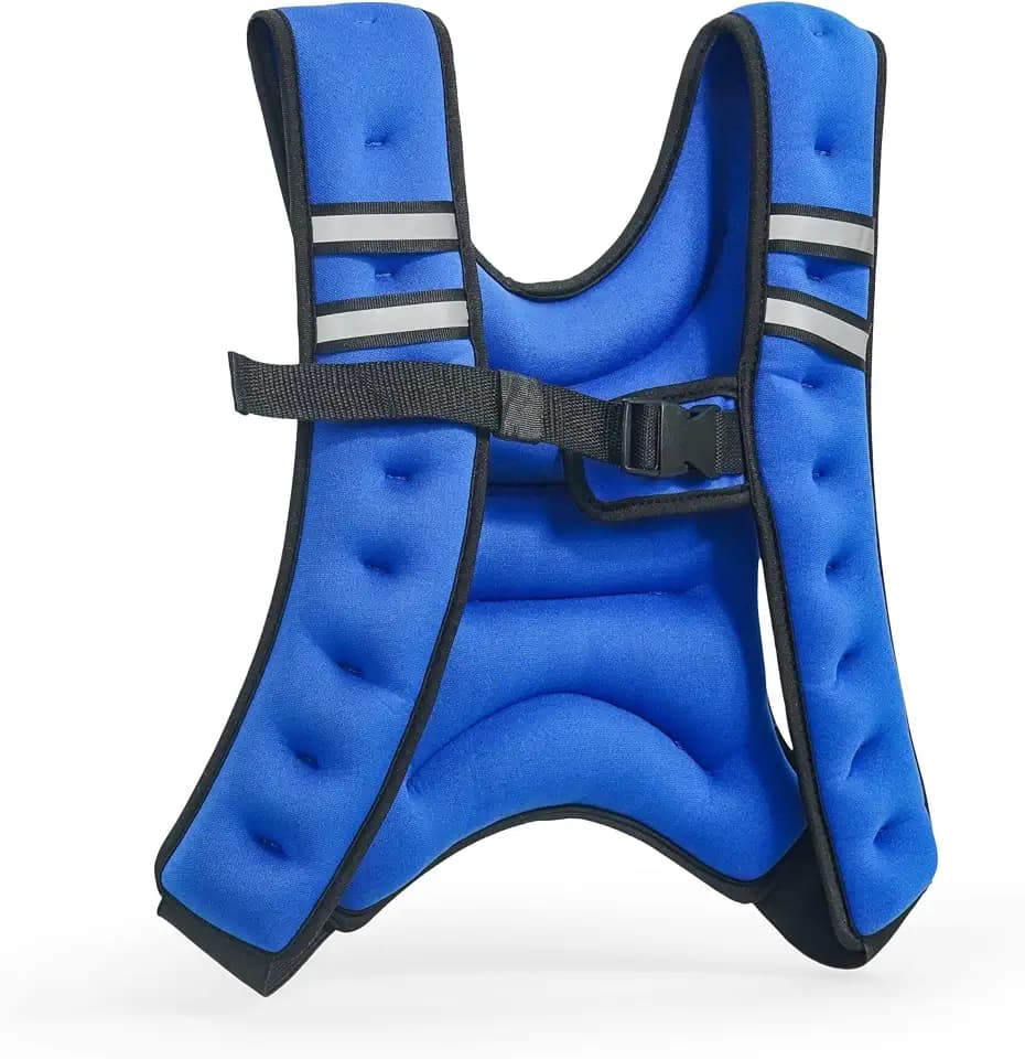 TONE Fitness Weighted Vest for Men & Women - Workout Vest for Walking, Running, Cardio & Strength Training | 8 lb or 12 lb Options | Multiple Colors