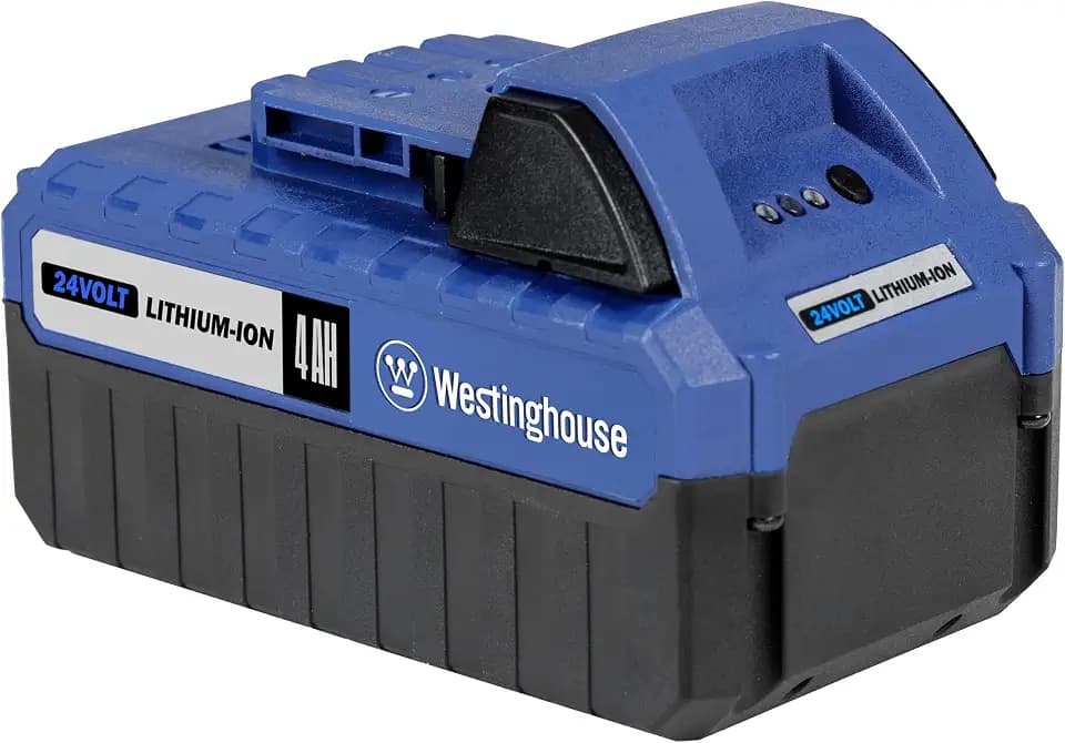 Westinghouse W24V4AH 24 Volt 4Ah Lithium-ion Battery, Compatible with All Westinghouse 24V Cordless Snow Shovels & 48V Cordless Snow Blowers