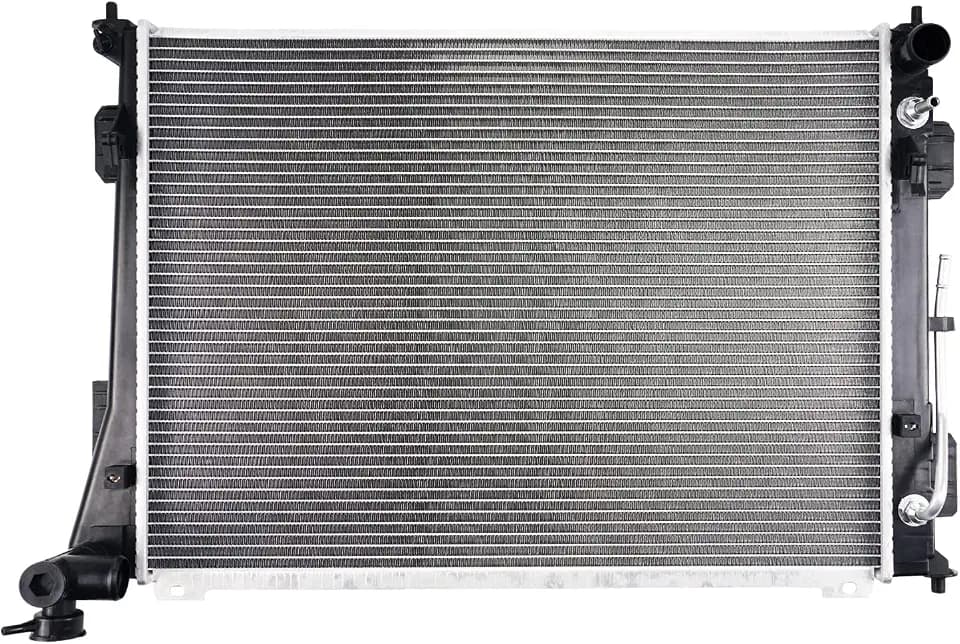 CU13191 Assembly Aluminum Core radiator Compatible with 2011-2014 Sonata 2.4L, 2011-2015 Optima 2.4L, 2012-2017 Azera, 2014-2016 Cadenza