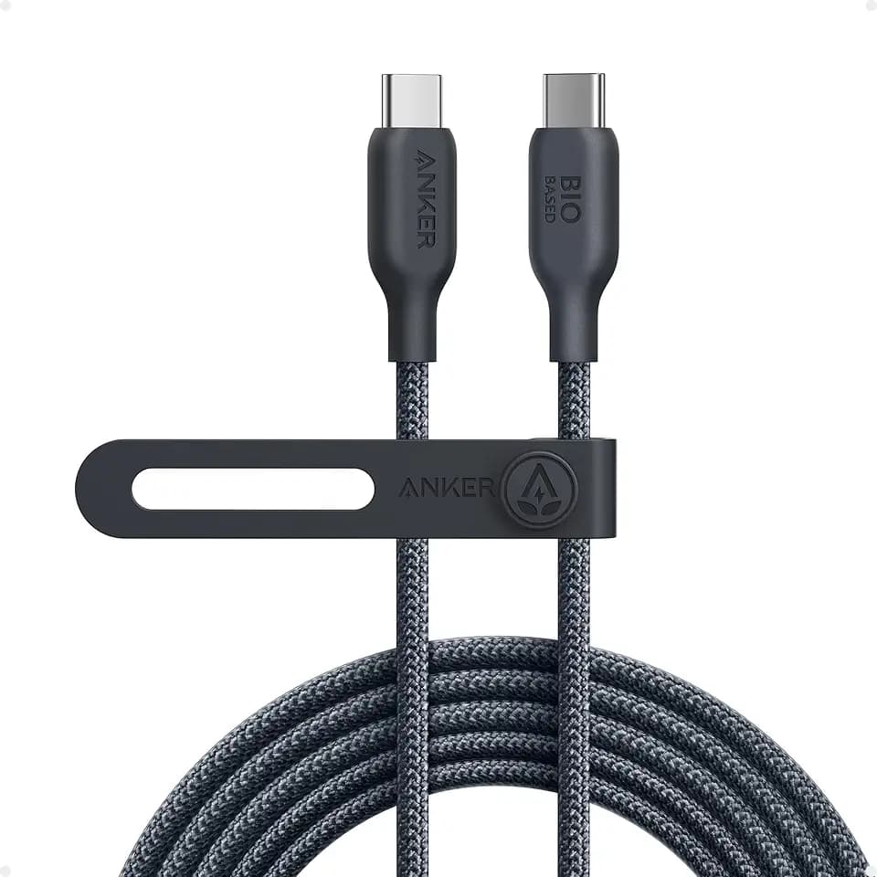 Anker USB C Cable, 240W Type C Fast Charging, USB 2.0(10 ft, Phantom Black)