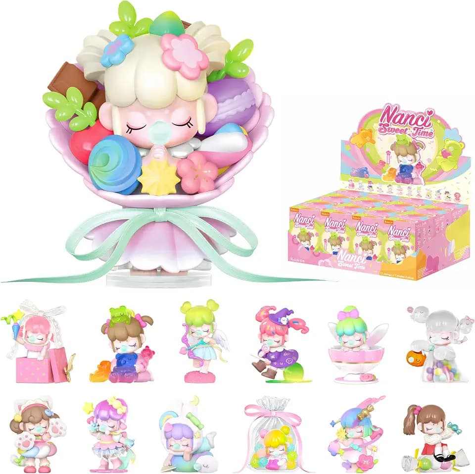 Rolife Nanci Blind Box-Sweet Time Series, 1PC Random Action Figure Box, Popular Collectible Toy Cute Action Figure, Creative Gifts for Birthday/Christmas Holiday
