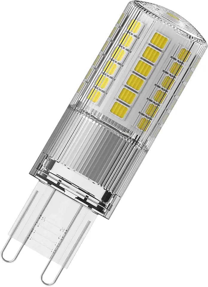 OSRAM LED Star PIN, Sockel: G9, Nicht Dimmbar, KaltweißErsetzt eine herkömmliche 50 Watt Lampe, Klar, 9er-Pack
