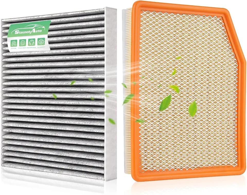 Engine & Cabin Air Filter Combo for Silverado 1500 19-26, Sierra 1500 20-26
