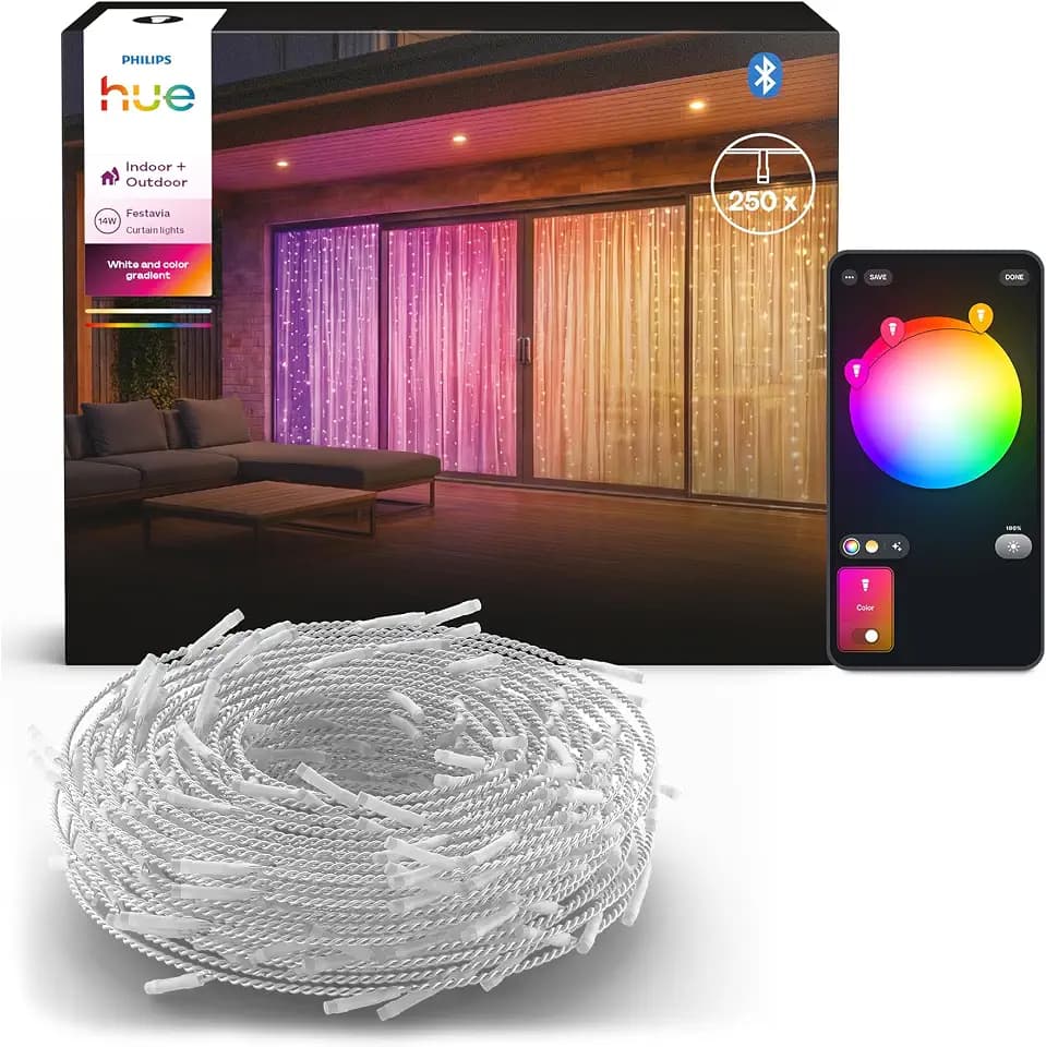 Philips Hue Festavia Lichtervorhang, 1,35 נ2 m