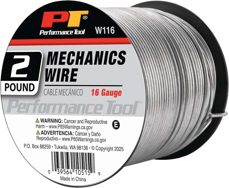 Performance Tool W116 16-Gauge Mechanics Wire, 2 lb. Spool