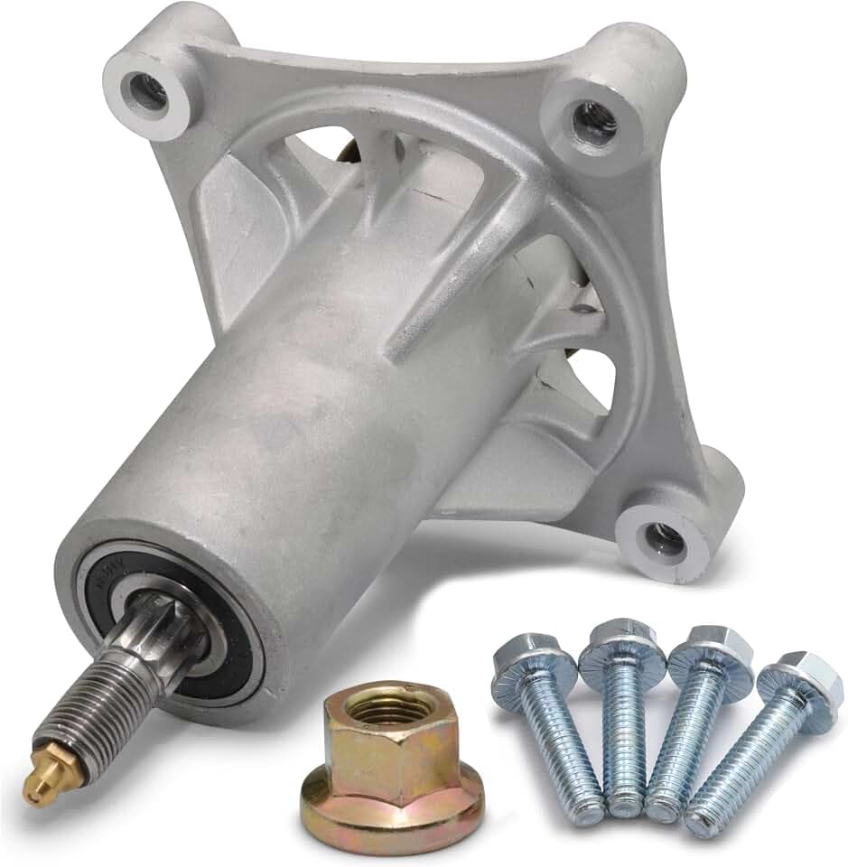 Easyboost Messerspindel 5 Zack Stern für Rasentraktor AYP Husqvarna Mc Culloch Jonsered Partner Poulan Mr Bricolage Bestgreen 187292-192870 - 532187292-532192870 - 587819701-587819801 Messerturm