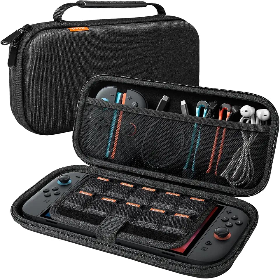 JETech Schutztasche für Nintendo Switch 2, Schwarz