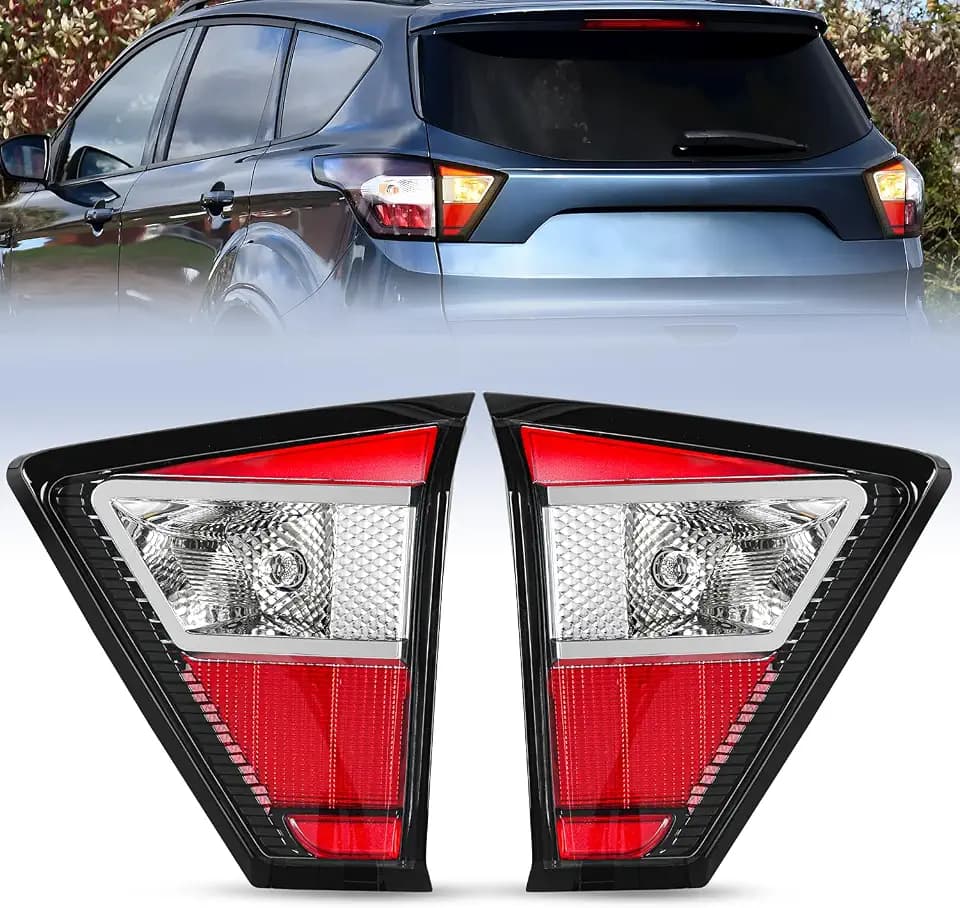 Nilight Taillight Assembly for 2017 2018 2019 Ford Escape Kuga Inner