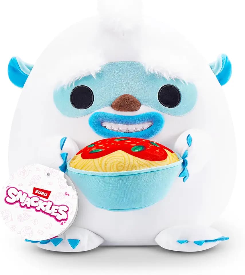 Snackles Non-Licensed Series 1 8-inch Plush (Hetty) by ZURU, Plush with Snack Accessory