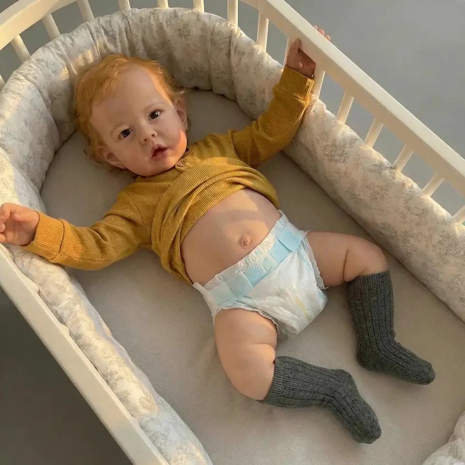Zero Pam Reborn Baby Dolls Full Body Boy,22 in Baby Boy Doll with Blue Eyes