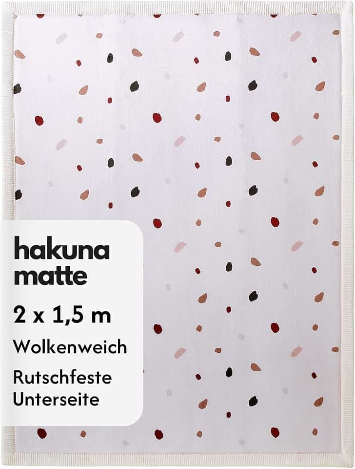 Hakuna Matte Wolkenweiche Spielmatte Baby 200x150x2,5cm