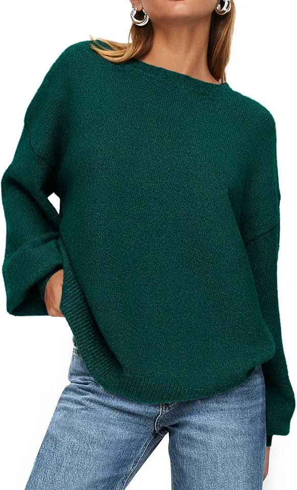 PRETTYGARDEN Women's Fall Sweaters Crewneck Long Sleeve Tops