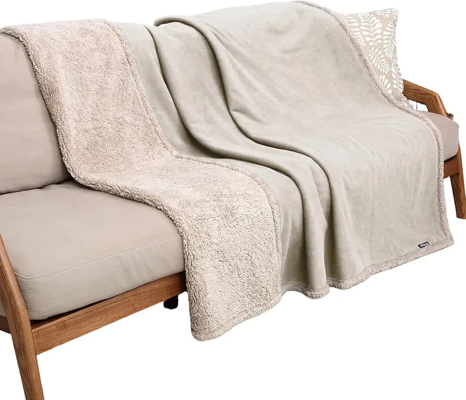 Wasserdicht Hundedecke Katzendecken Waschbar, wasserdichte Decke für Große Hunde Sofaschutz Couch Überwurf, Flauschig Wasserdicht Liebesdecke für Schutzdecke Tagesdecke, L 203 x 152cm