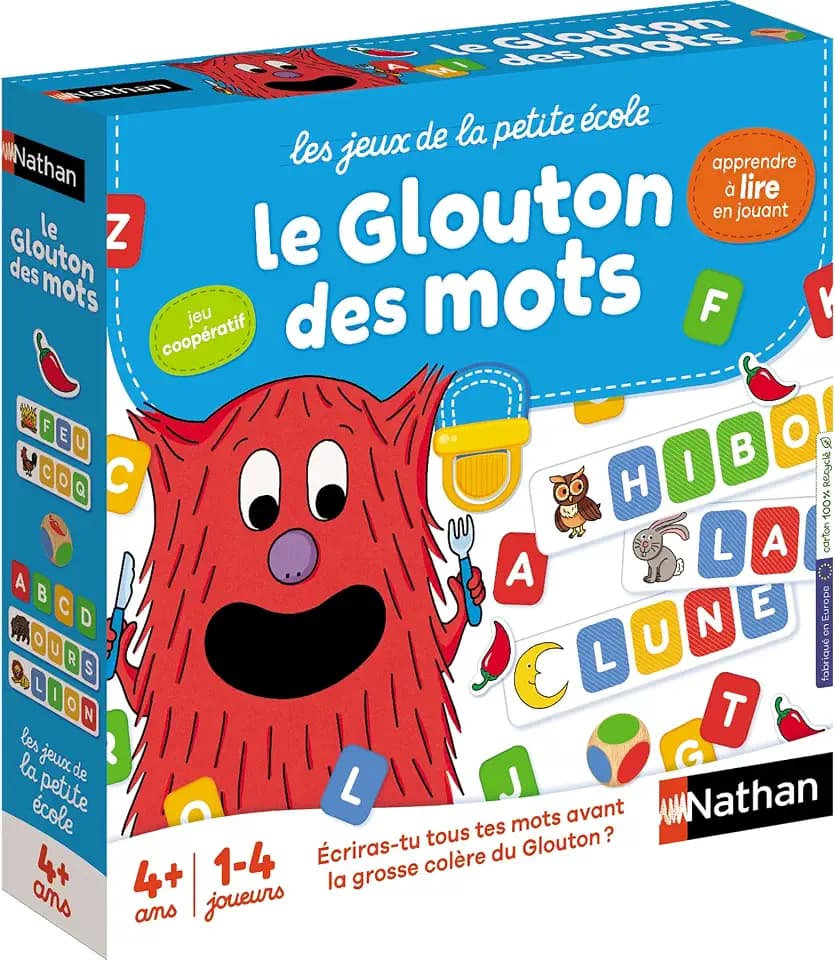 Jeu éducatif Nathan Le glouton des mots