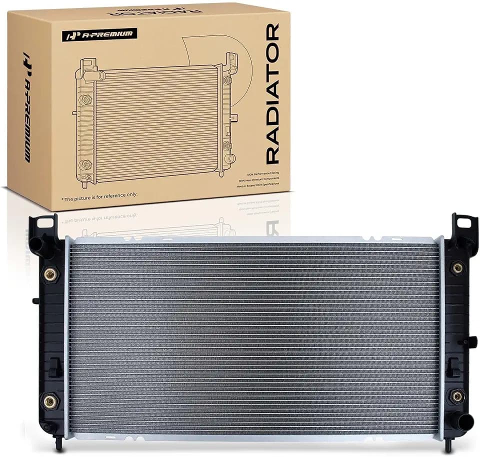 A-Premium 34" Engine Coolant Radiator with Transmission & Engine Oil Cooler
