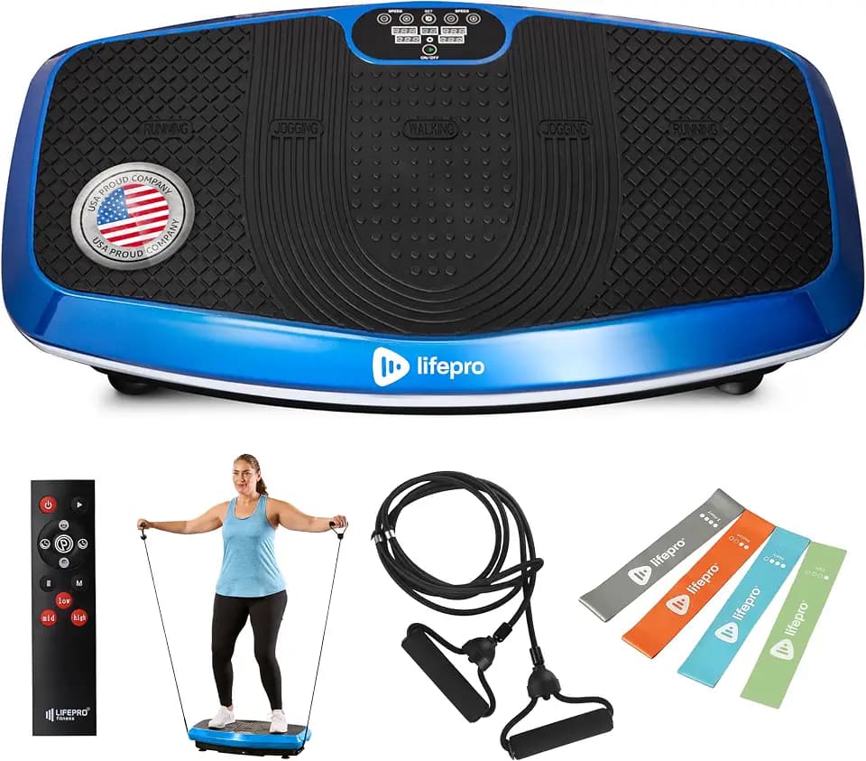 Lifepro Turbo & Hovert 3D Vibration Plate Exercise Machine with 99 Speeds