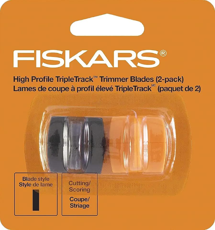 Fiskars TripleTrack Paper Cutter Replacement Blades, Style I, 2-Pack