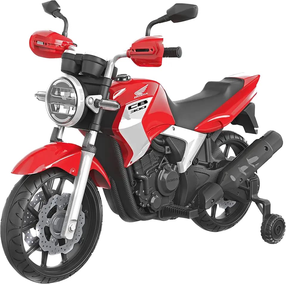 Best Ride on Cars Honda CB300R 12V, Red, Large