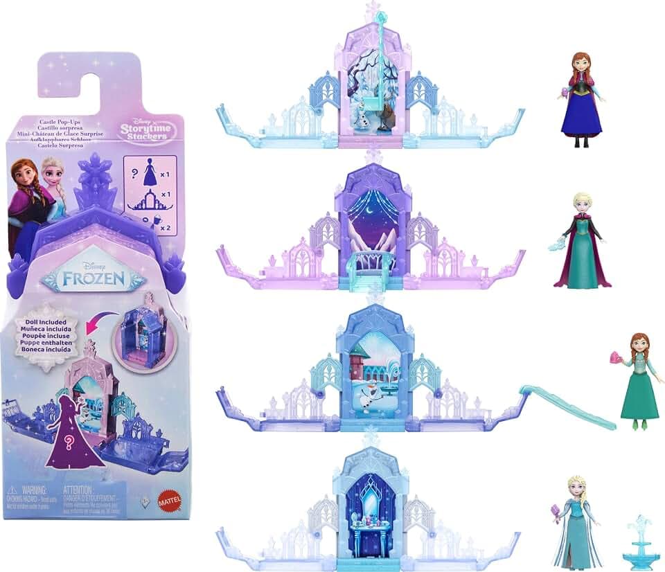 Mattel Disney Frozen Castle Pop-Ups Kleine Puppen
