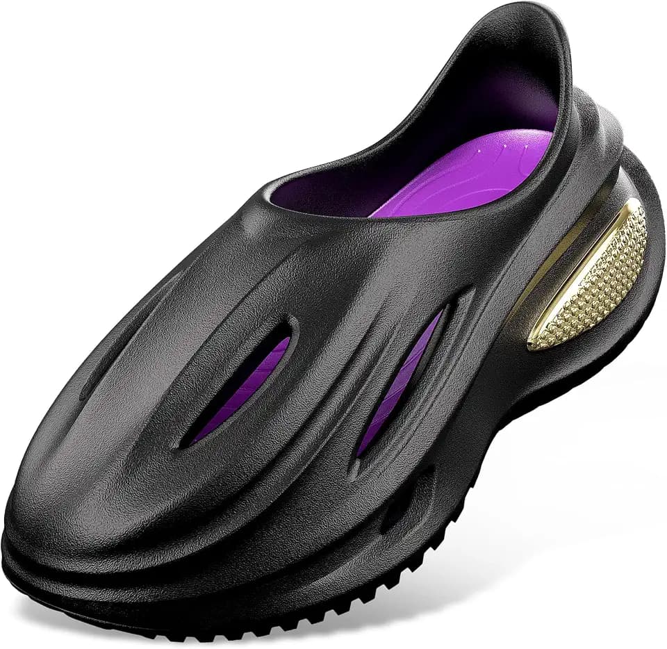 Arch Support Clogs for Men Women, Closed Toe EVA Foam Clogs Non-Slip