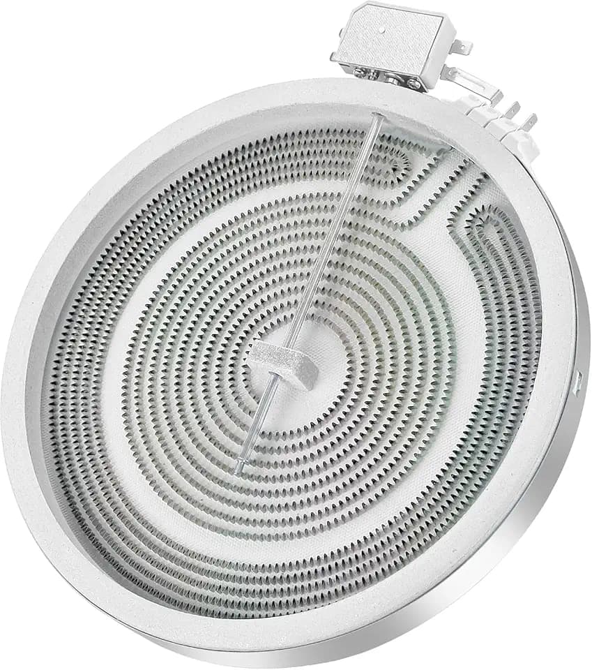 Upgraded WB30X24111 WB30T10133 Range 9" Dual Radiant Surface Element Compatible with G-E Hot-Point Electric Range 9 inch Dual Surface Burner Element, Replace 2512343818-1 Year Warranty by Fetechmate