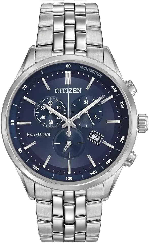 Citizen Men's Classic Corso Eco-Drive Watch, Chronograph, 12/24 Hour Time, Date, Sapphire Crystal