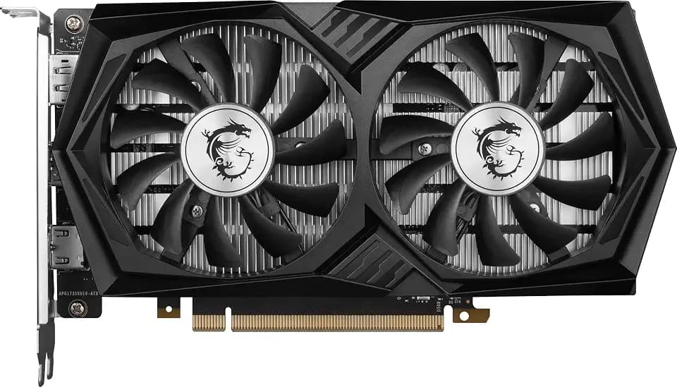 msi Gaming GeForce RTX 3050, Desktop, 6G Graphics Card (Nvidia, 96-Bit, Boost Clock: 1507 MHz, 6GB GDDR6 14 Gbps, HDMI/DP, Ampere Architecture)