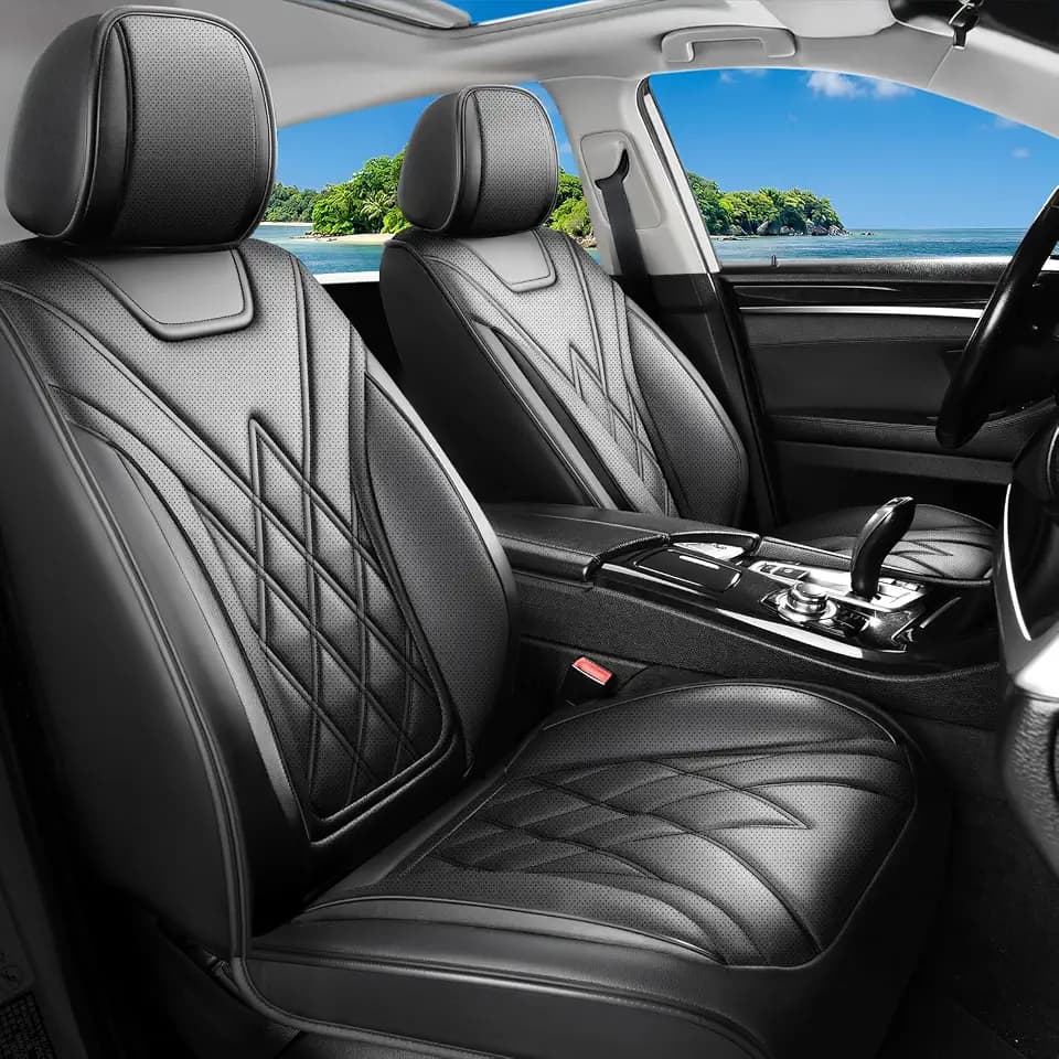 for Chevrolet/Chevy Trax 2015-2026 Car Seat Covers, Full Set, Black
