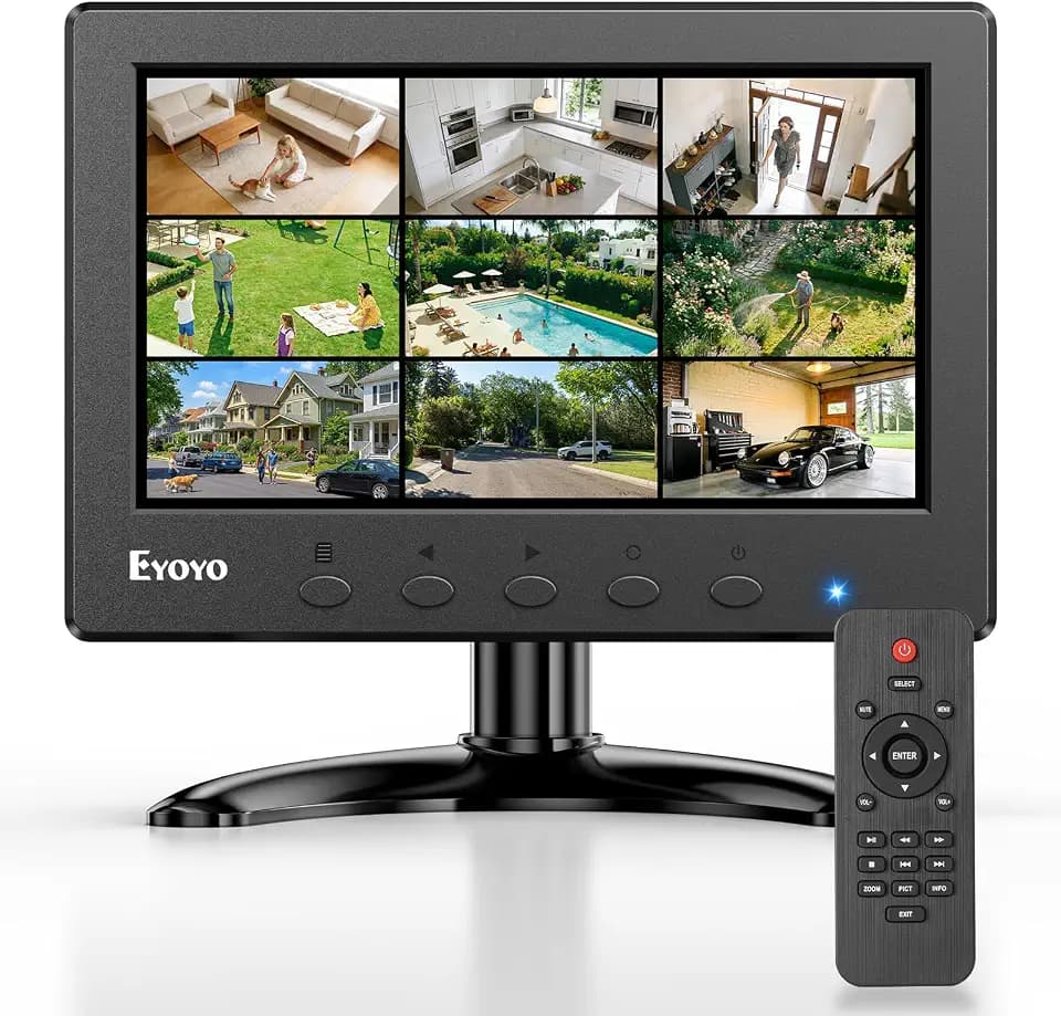 Eyoyo Mini Monitor 7 Inch Small HDMI Monitor 1024x600 IPS Screen Display