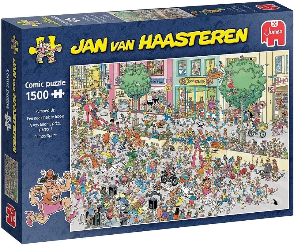 Jan Van Haasteren, EIN Pfennigabsatz zu hoch, 1500 Teile Puzzle