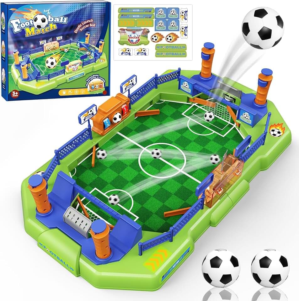 Fortand Mini Foosball Table for Kids, Tabletop Soccer Board Game, Ages 3-12