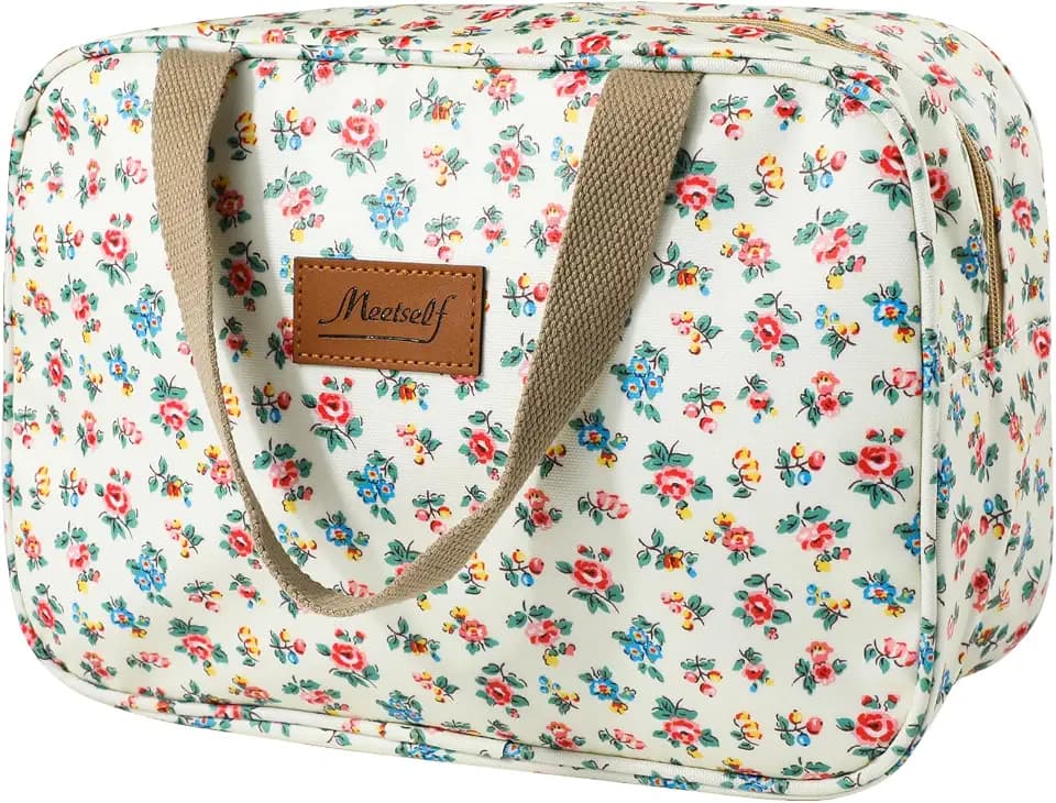 Kosmetiktaschen Handtücher Blumen Waschbeutel Damen Gross Tragbare wasserdichte Kosmetikbeutel Fitness Waschbeutel Reise Wash Bag Beauty Case Mädchen