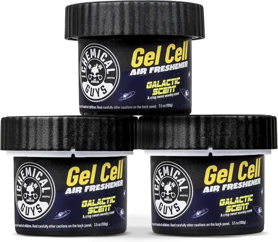 Chemical Guys, Galactic Scent Gel Can Air Freshener, Vent Control, 3 Pack