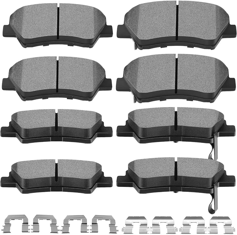 SCITOO D1595 D1544 Front Rear Brake Pads Sets For Hyundai For Elantra 11-16