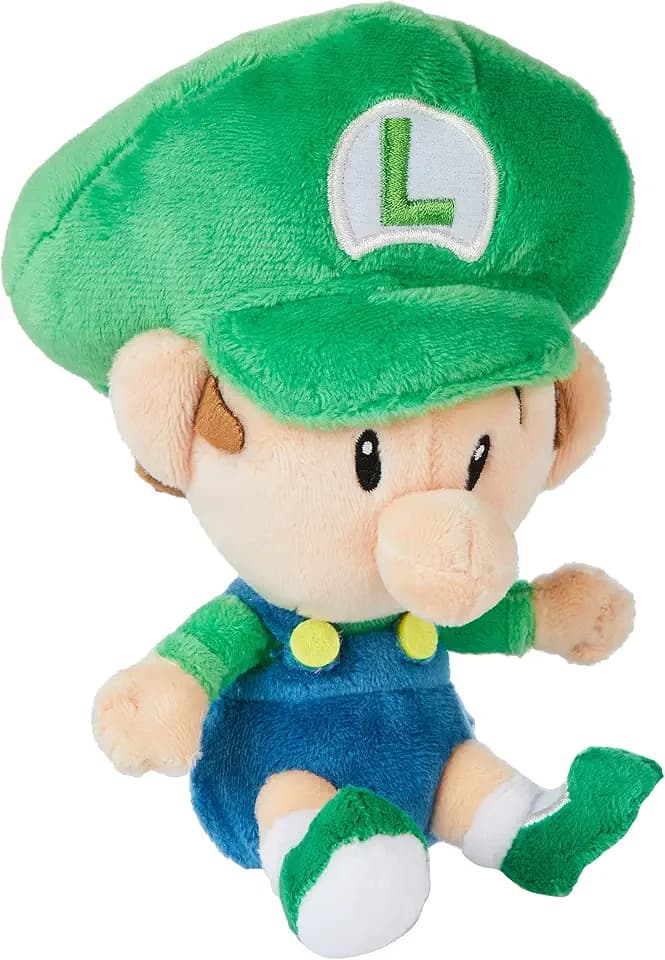Little Buddy 1248 Super Mario All Star Collection 6" Baby Luigi Plush