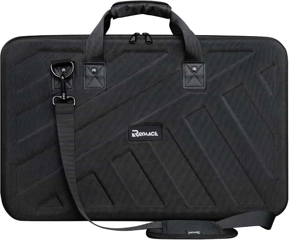 RAYMACE Lightweight Molded EVA Storage Case, DJ Controller Case