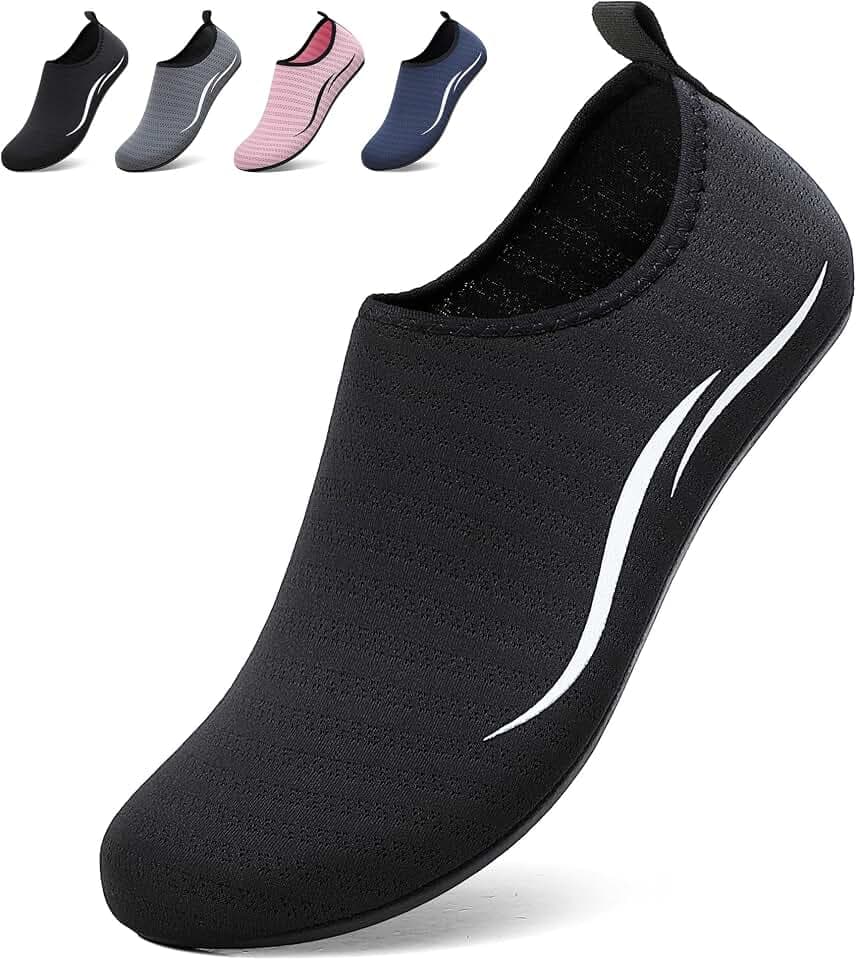 BARFULKER Schwimmschuhe Badeschuhe Damen Herren - Schnell Trocknend Wasserschuhe Leicht Strandschuhe Surfschuhe für Männer Frauen, Aquaschuhe für Pool Beach Yoga