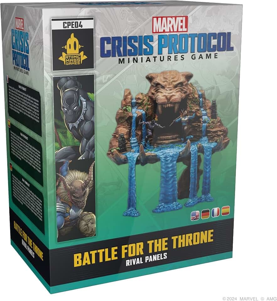 Atomic Mass Games, Marvel: Crisis Protocol – “Kampf um den Thron”, Rivalenset-Erweiterung, Tabletop, 2 Spieler, Ab 14+ Jahren, 90-120 Minuten, Deutsch, Mehrsprachig